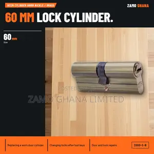 Ucem Cylinder 60Mm Nickle / Brass - 2000-S-N