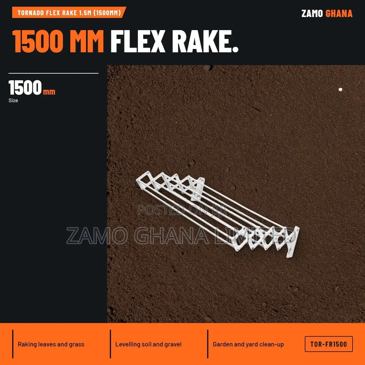Tornado Flex Rake 1.5M (1500Mm) - TOR-FR1500