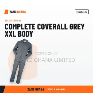 Complete Coverall Grey XXL Body - SGS703XXL