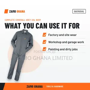 Complete Coverall Grey XXL Body - SGS703XXL