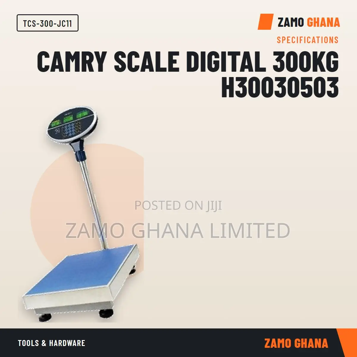 Camry Scale Digital 300Kg H - TCS-300-JC11