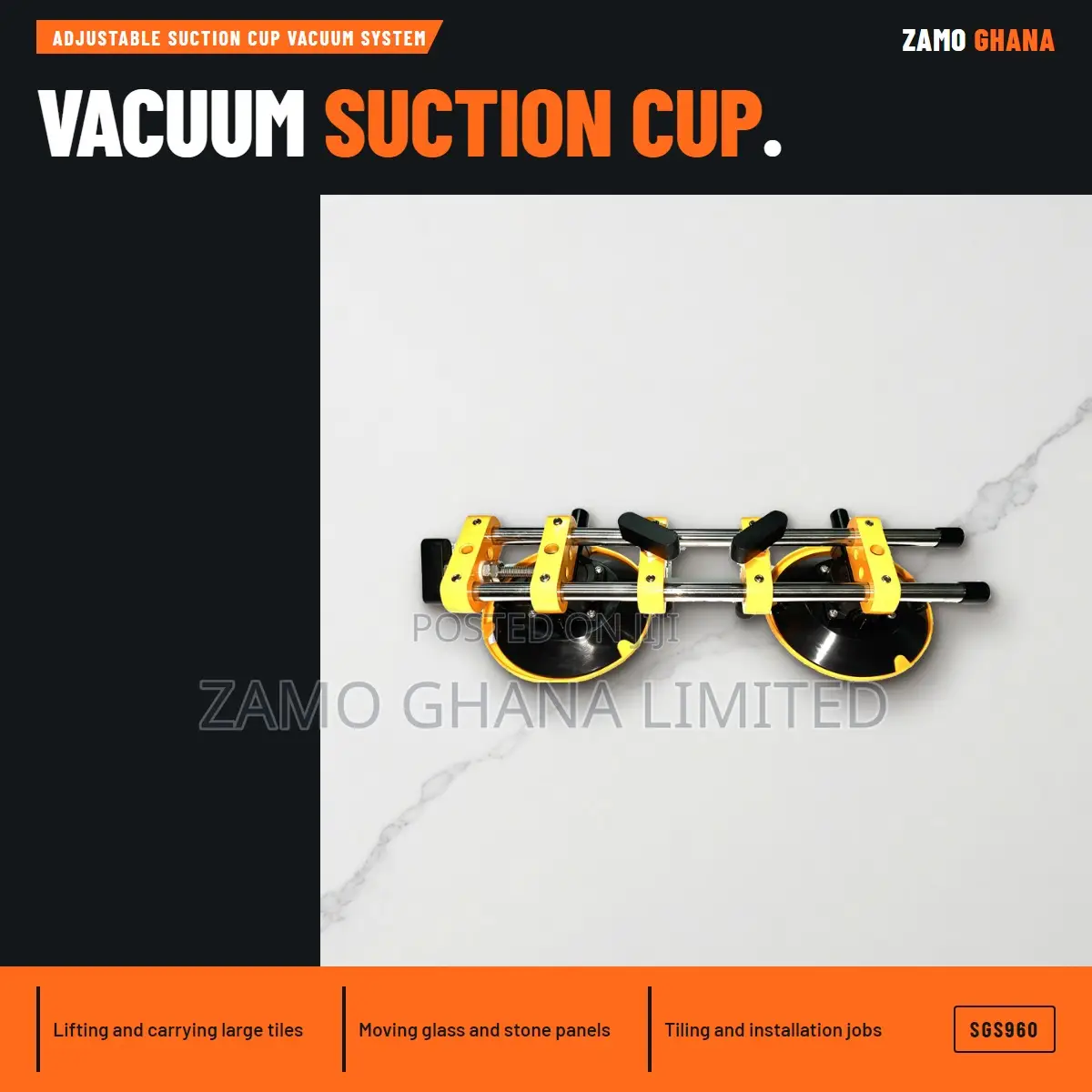 Adjustable Suction Cup Vacuum System - SGS960