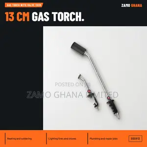Gas Torch With Valve 13Cm - SGSV13