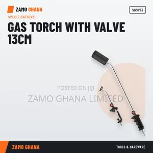 Gas Torch With Valve 13Cm - SGSV13