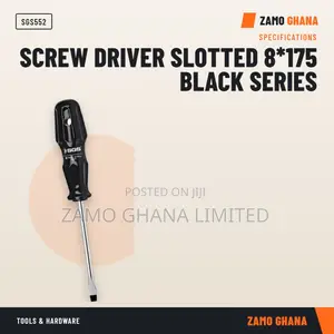 Screw Driver Slotted 8*175 Black Series - SGS552