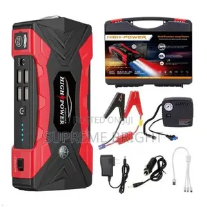 High Power Multi Purpose Jump Starter Kit With Tyre Inflator