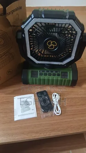 Chargeable Fans + Light