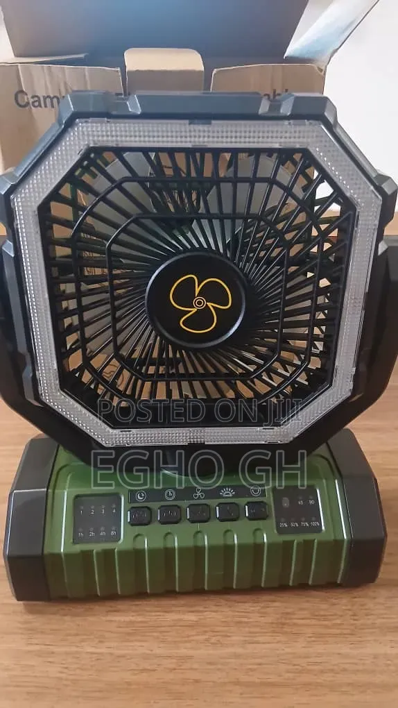 Chargeable Fans + Light