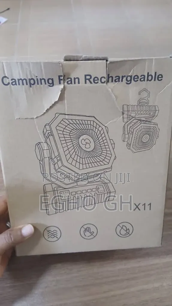 Chargeable Fans + Light