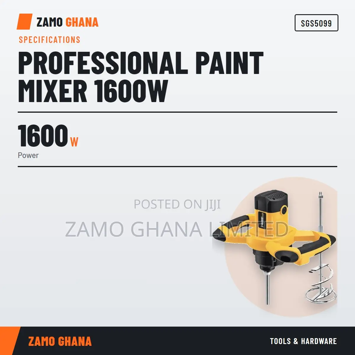 Professional Paint Mixer 1600W - SGS5099