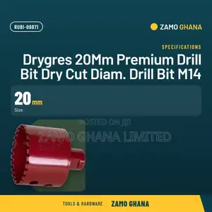 Drygres 20Mm Premium Drill Bit Dry Cut Diam. Drill Bit M1 - RUBI-06971