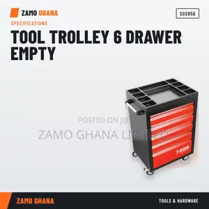 Tool Trolley 6 Drawer Empty - SGS856