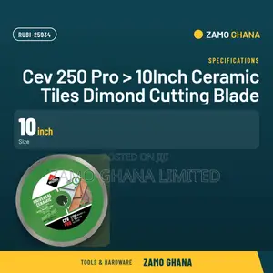 Cev 250 Pro > 10Inch Ceramic Tiles Dimond Cutting Blade - RUBI-25934