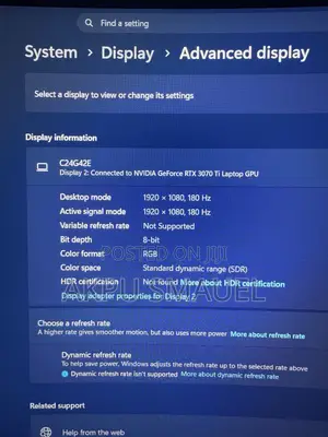 180Hz AOC C24G42E 24” Gaming Monitor – 1080p Curved VA, 0.5ms