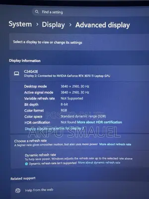 180Hz AOC C24G42E 24” Gaming Monitor – 1080p Curved VA, 0.5ms