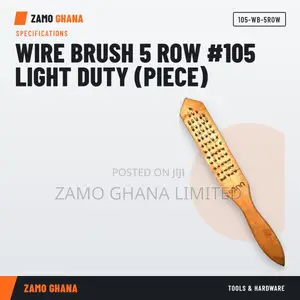 Wire Brush 5 Row #105 Light Duty (Piece) - 105-Wb-5row