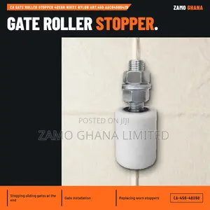 Ca Gate Roller Stopper 40X60 White Nylon Art.450 Aac045 - CA-450-40X60