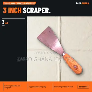 Wooden Handle Scraper 3 Inch (Piece) - H