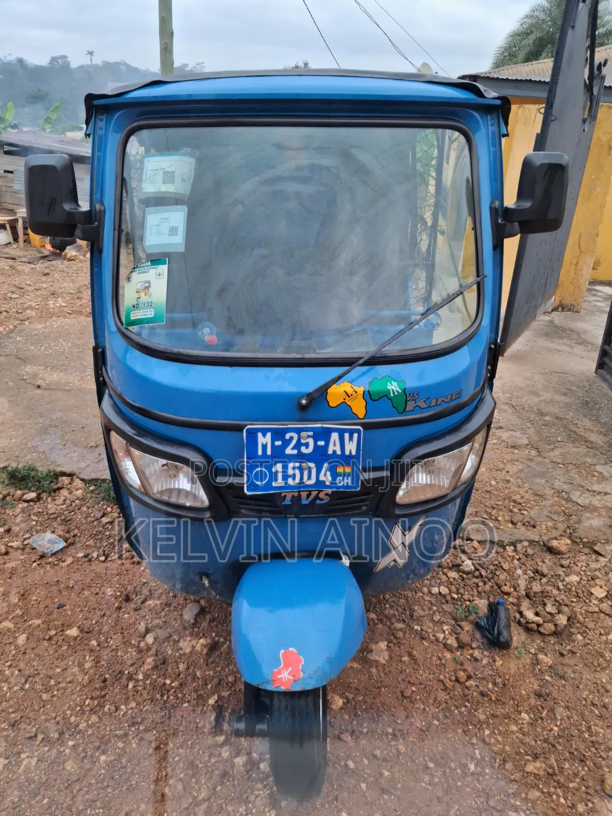 TVS King Deluxe Plus iTouch Start 2025 Blue