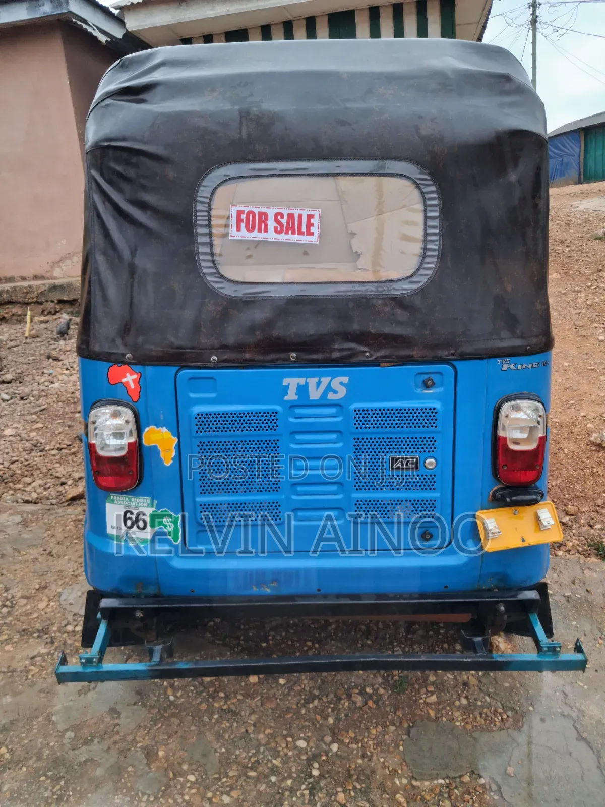 TVS King Deluxe Plus iTouch Start 2025 Blue