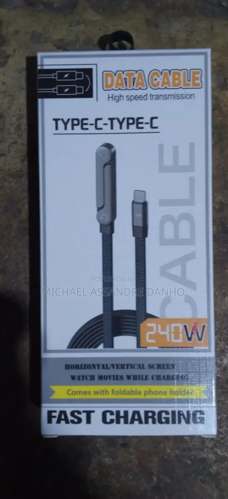 2 _ in _ 1 240w Fast Charging Cable With Phone Stand.