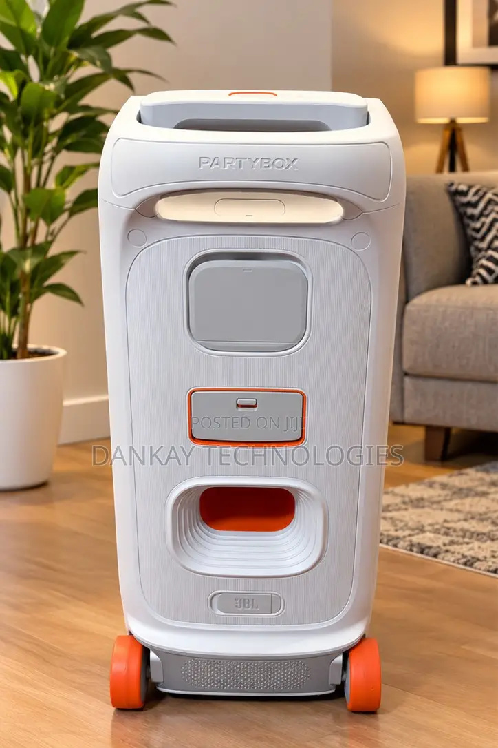 Original JBL Partybox 320 Wireless Bluetooth Speaker (White))