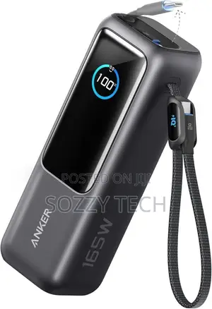 Anker A1695 Power Bank, 25,000mAh Travel Essential With 165W
