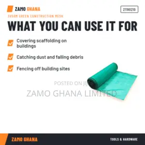 3X50M Green Construction Mesh -