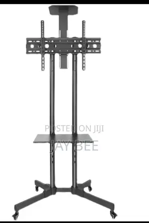 Mobile TV Trolley With Laptop Stand DVD Shelf Projector Mount 32”-70”