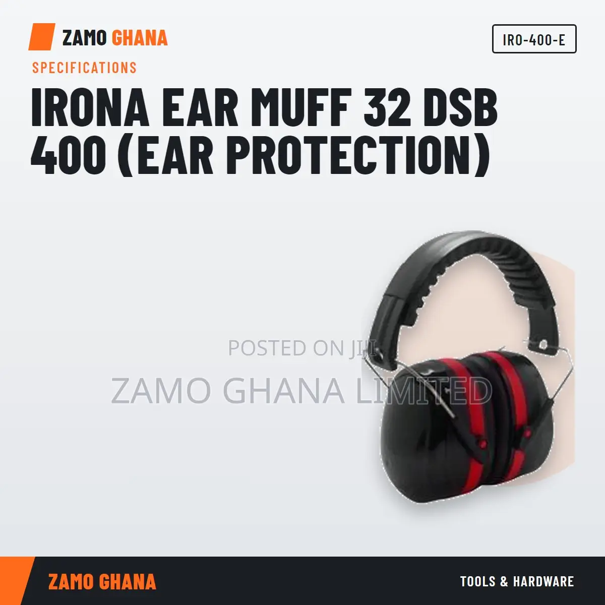 Irona Ear Muff 32 DSB 400 (Ear Protection) - IRO-400-E