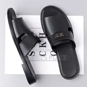Men Leather Slippers