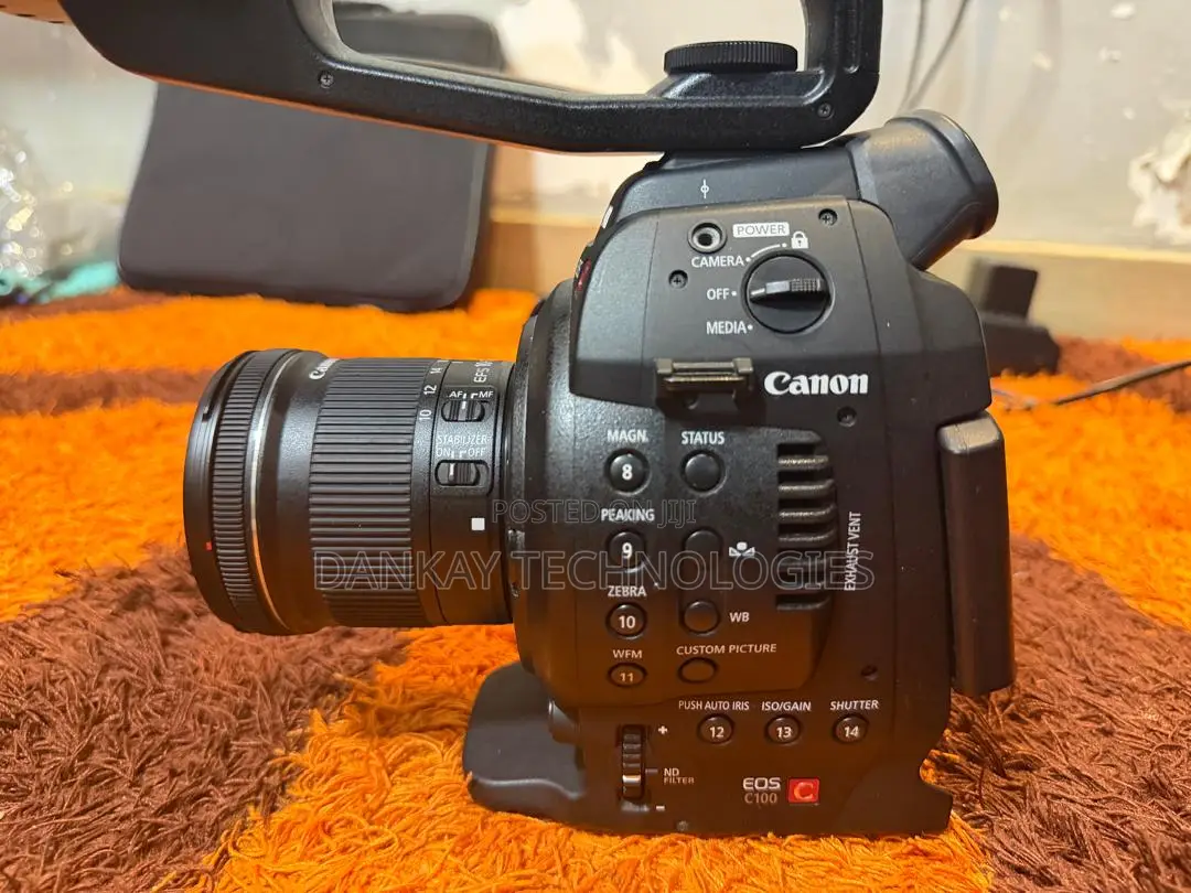 Canon C100 Video Camera With 10-18mm Lens