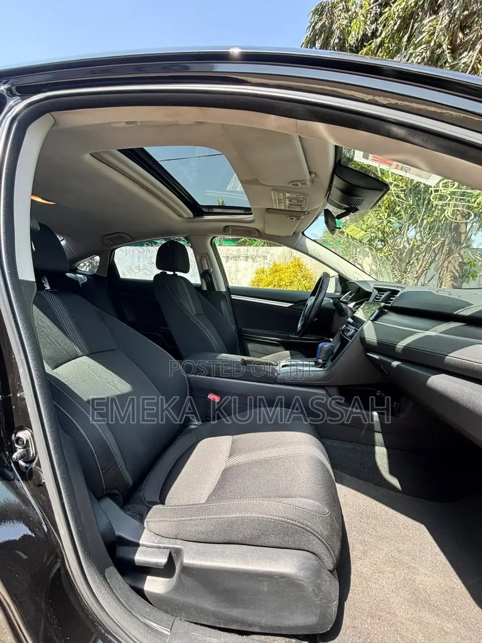 Honda Civic EX Sedan 2019 Black