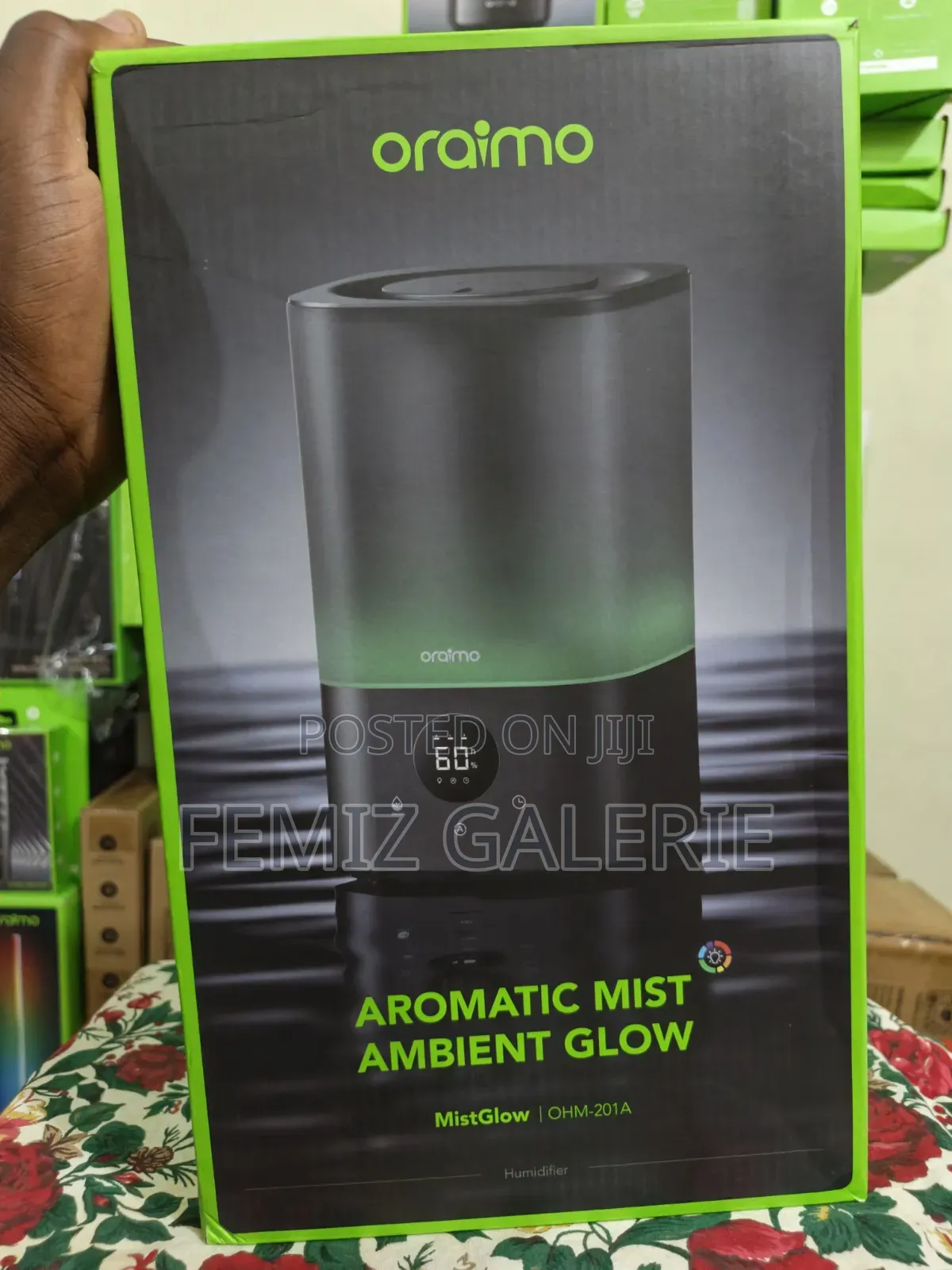 Oraimo MistGlow 3.2L Smart Humidifier LED Display 7-Color Light
