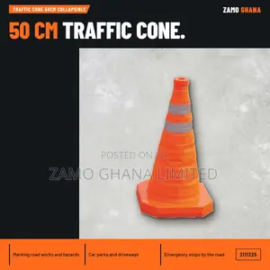 Traffic Cone 50Cm Collapsible -