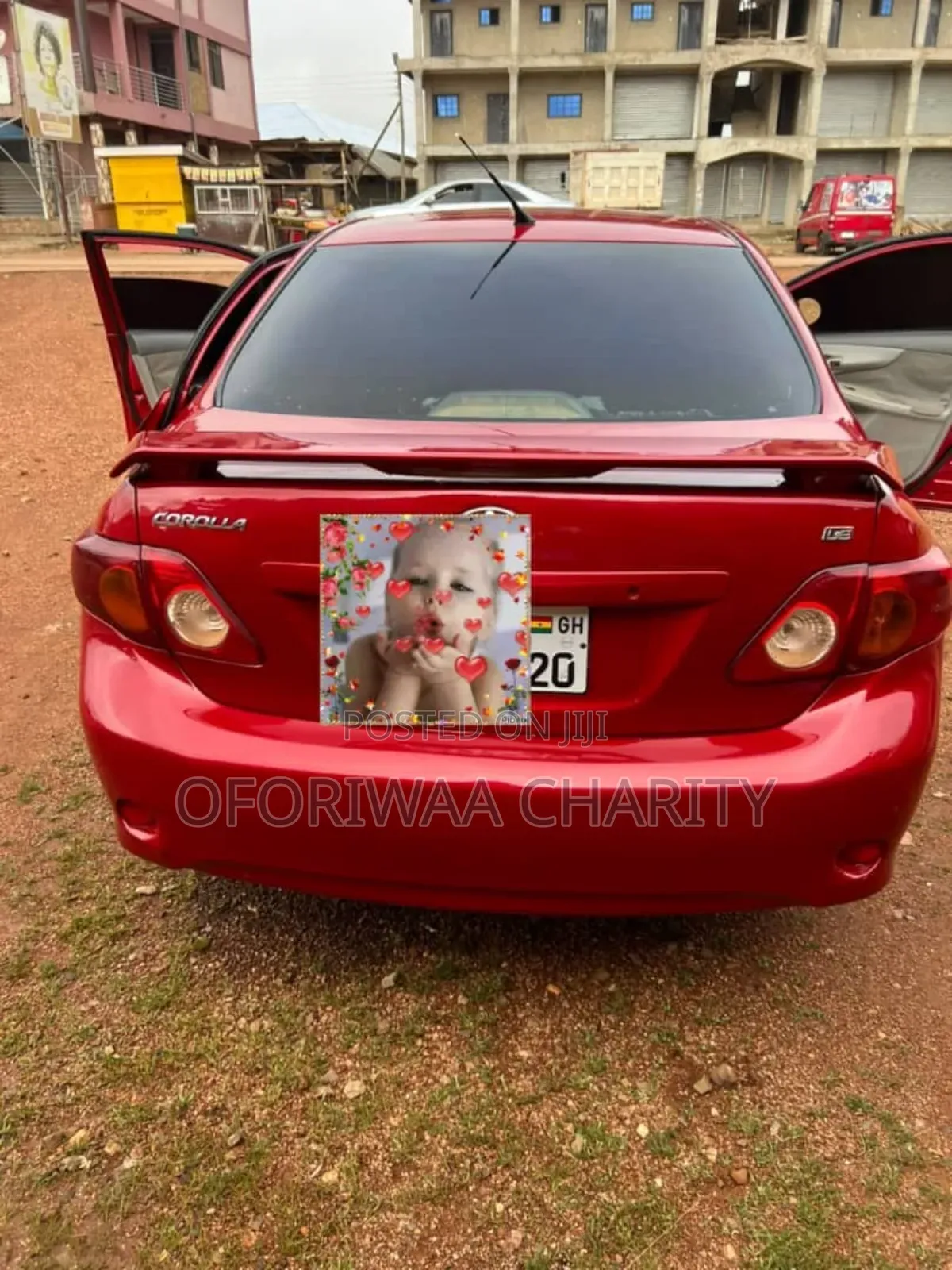 Toyota Corolla Base 4dr Sedan (1.8L 4cyl 5M) 2010 Red
