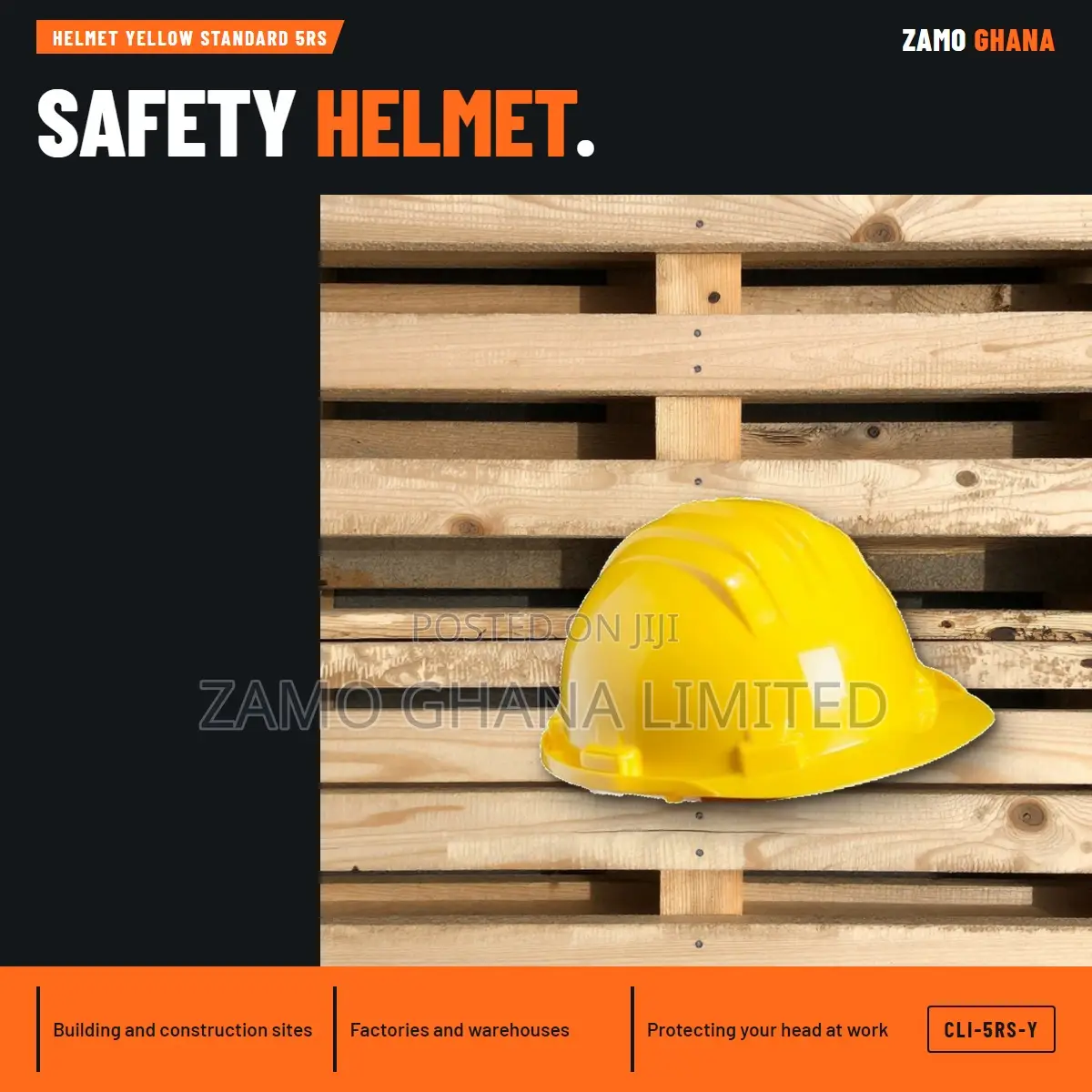 Helmet Yellow Standard 5Rs - CLI-5RS-Y