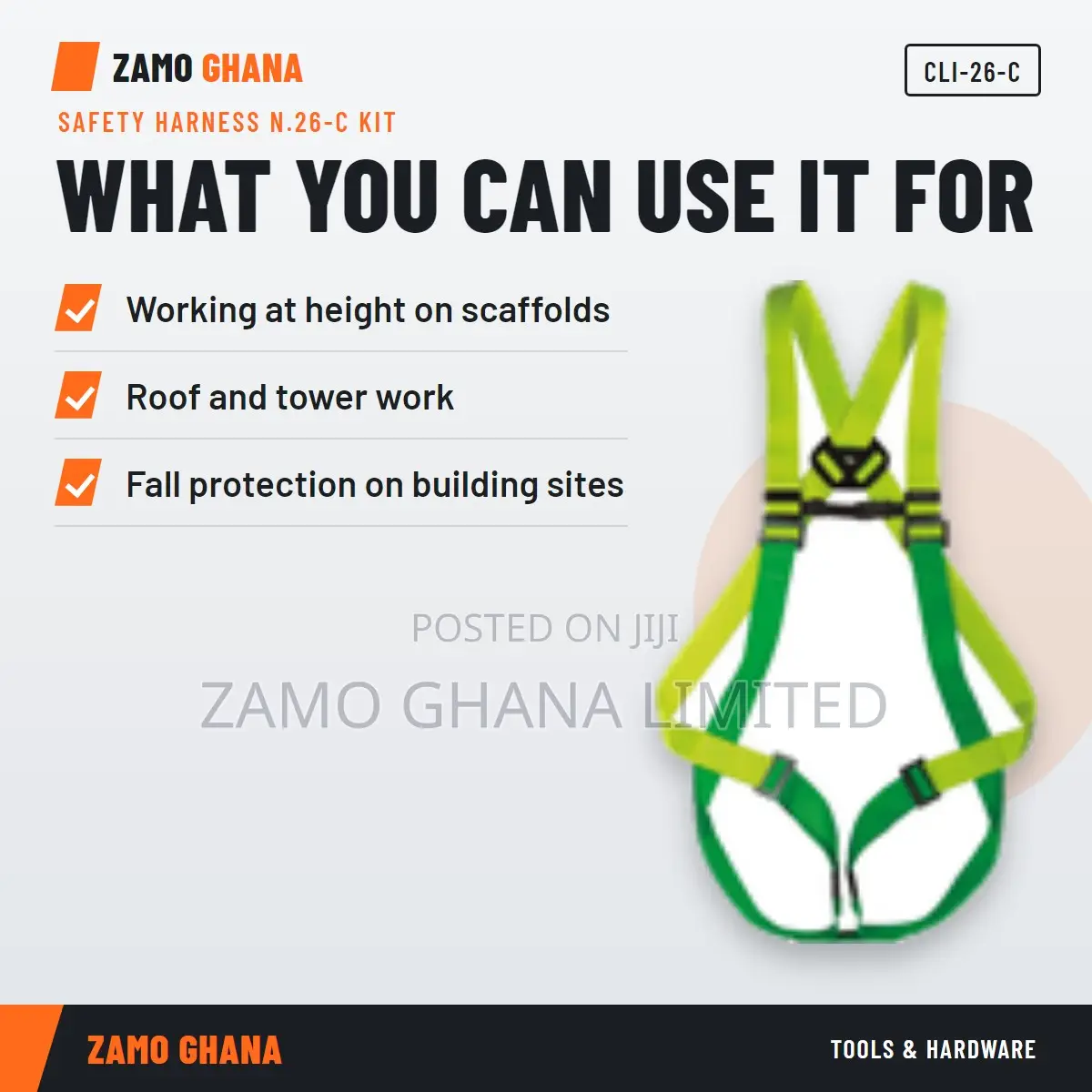 Safety Harness N.26-C Kit - CLI-26-C