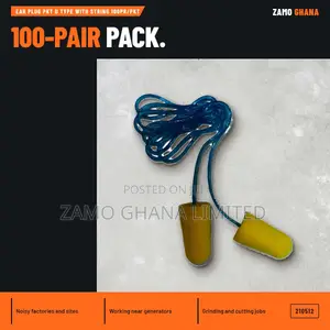 Ear Plug PKT U Type With String 100Pr/PKT - 210512