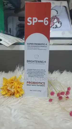 Probiotics Bright White Toothpaste,SP-6 or SP-4.microbiome.