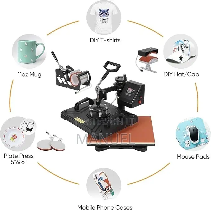 5 in 1 HEAT PRESS COMBO