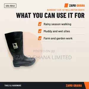 Rainboot Size 40 Wellington Boots - GRA-RB40