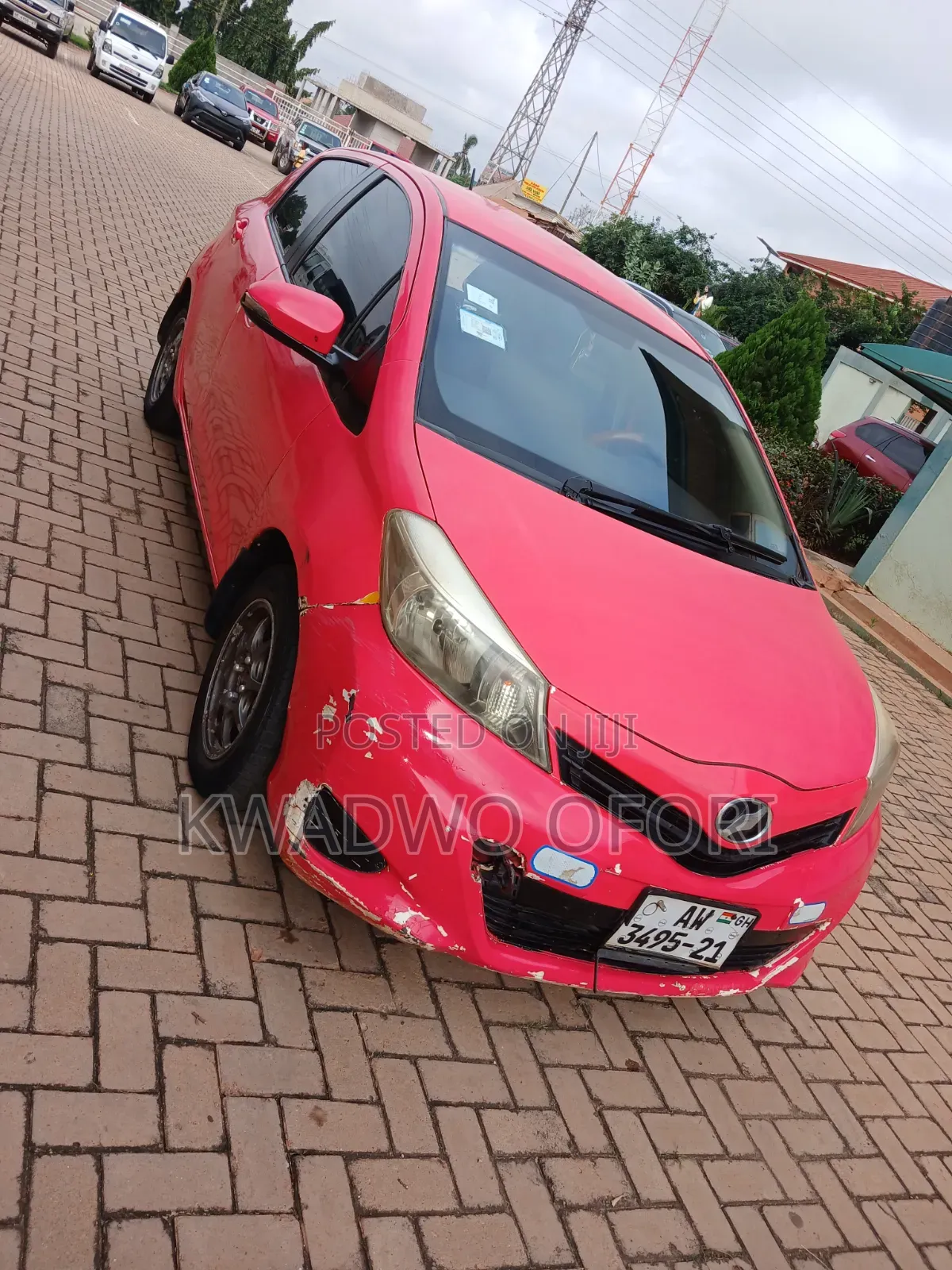 Toyota Vitz 1.3 AWD 3dr 2012 Pink