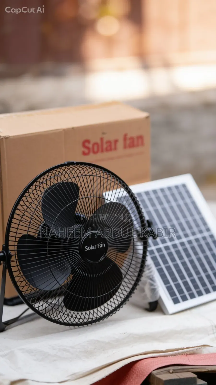 Rechargeable/Solar Fan
