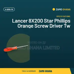Lancer 8X200 Star Phillips Orange Screw Driver Tw - A-6000-Ph