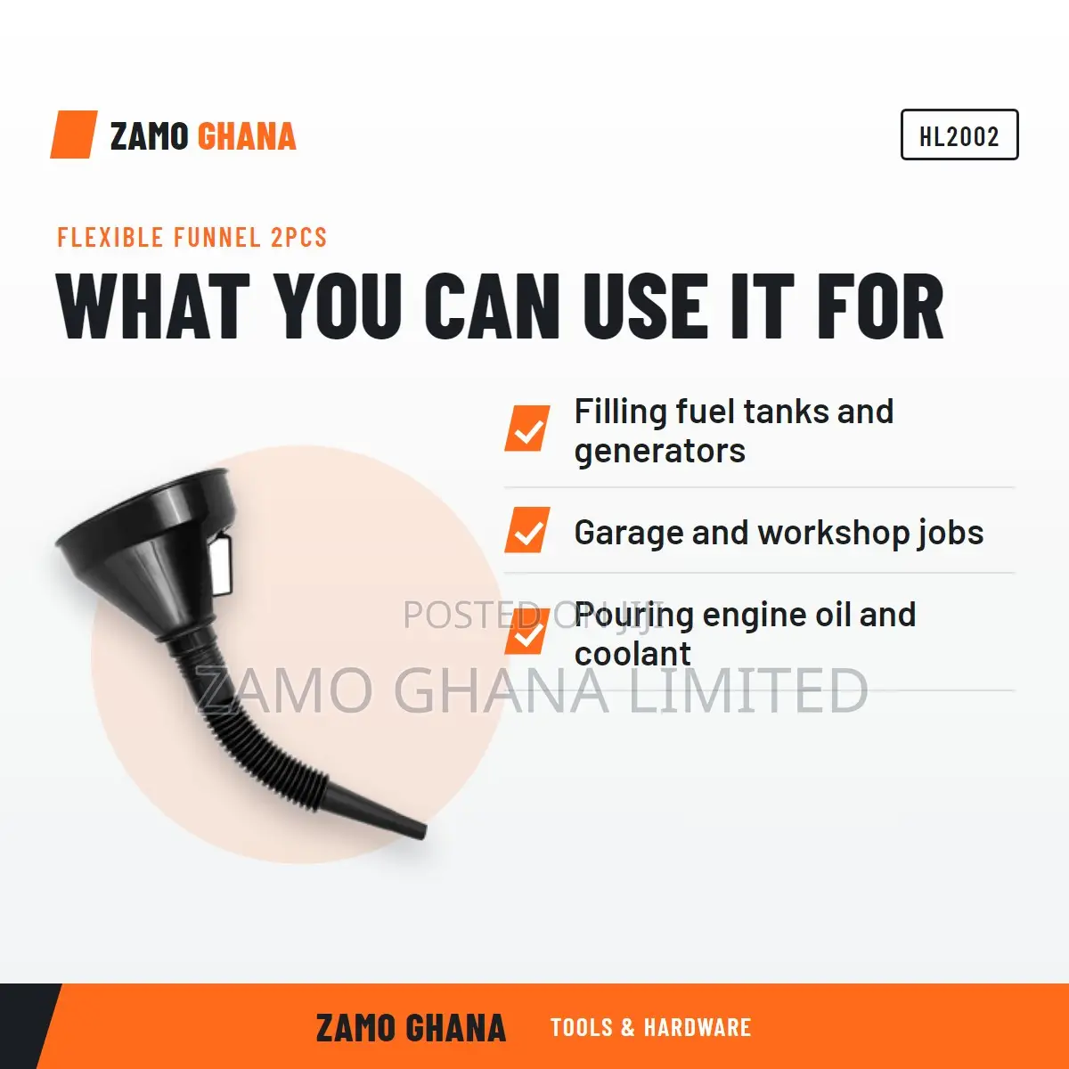 Flexible Funnel 2Pcs - HL2002