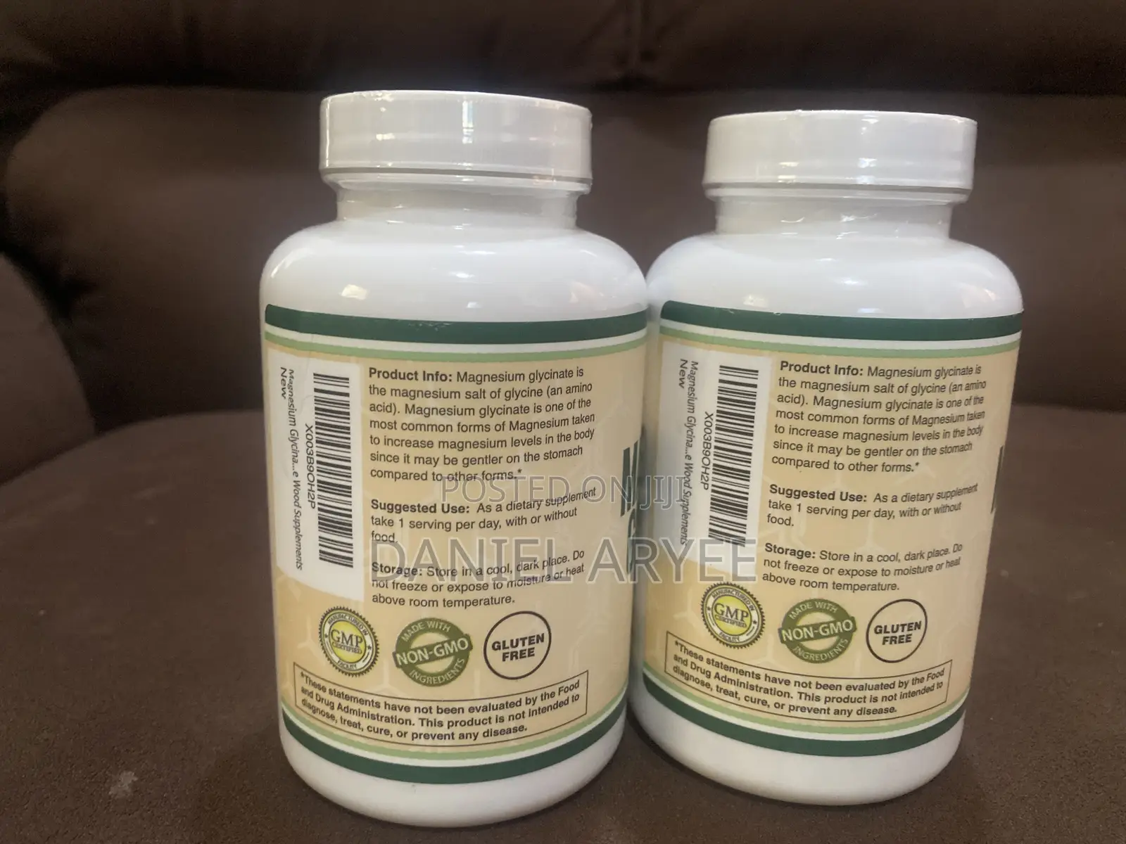 Double Wood Magnesium Glycinate. 400 Mg. 180 Capsules