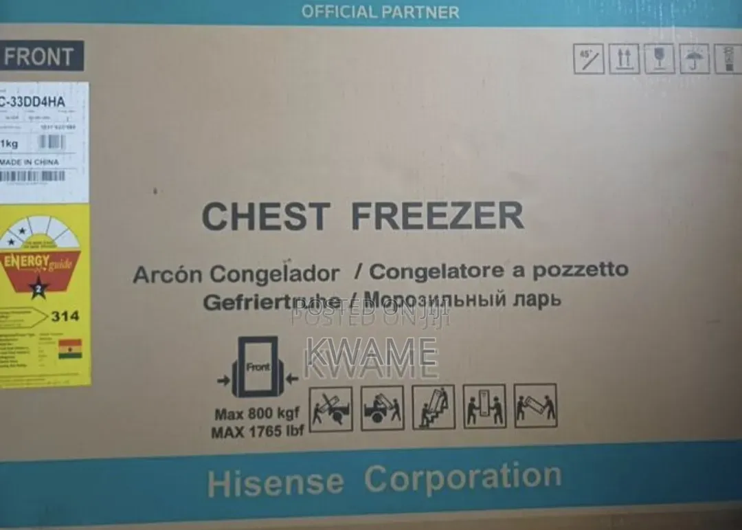 Chest Freezer (Hisense 330 LITRES)