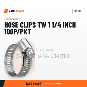 Hose Clips Tw 1 1/4 Inch 100p/PKT - THC-1.25