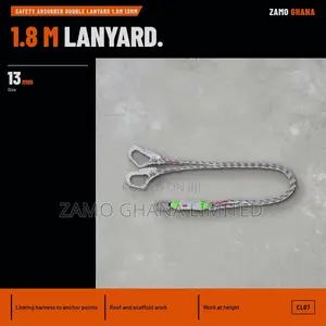 Safety Absorber Double Lanyard 1.8M 13Mm - CL07